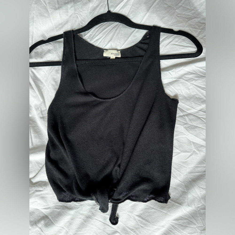Black Wilfred Free tie up top